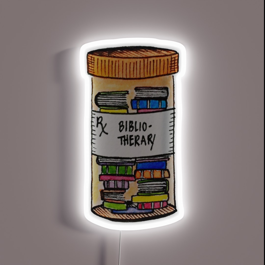 Prescription For Books RGB Neon Sign Prescription For Books RGB Neon Sign