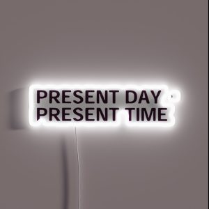Present Day Present Time Serial Experiment Lain RGB Neon Sign