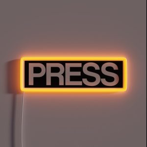 PRESS RGB Neon Sign
