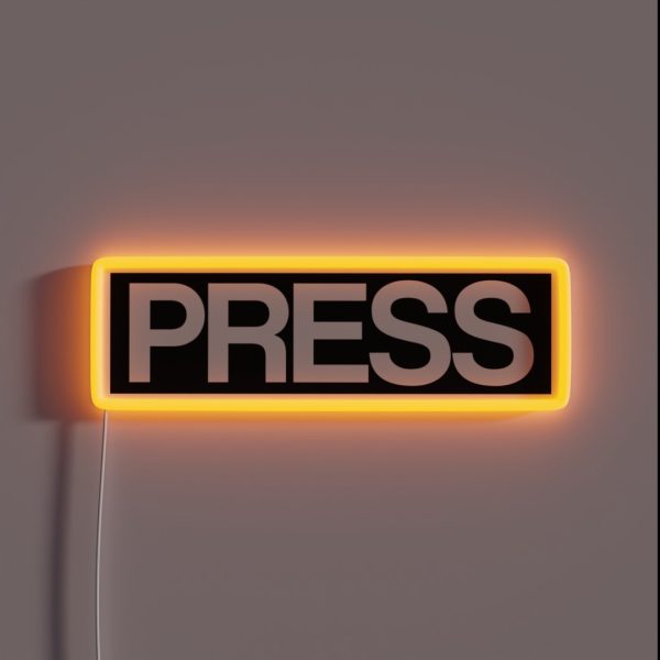 PRESS RGB Neon Sign