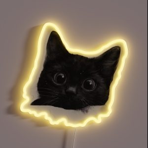 Pretty Please Cat RGB Neon Sign Pretty Please Cat RGB Neon Sign