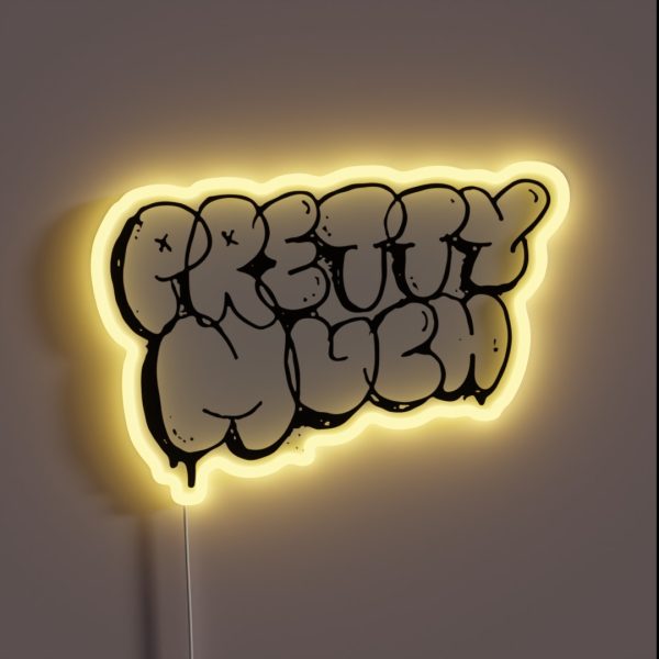 PRETTYMUCH GRAFFITI RGB Neon Sign