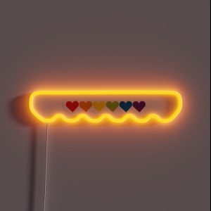Pride Hearts RGB Neon Sign Pride Hearts RGB Neon Sign