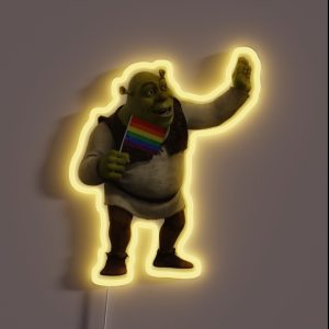 Pride Shrek RGB Neon Sign Pride Shrek RGB Neon Sign