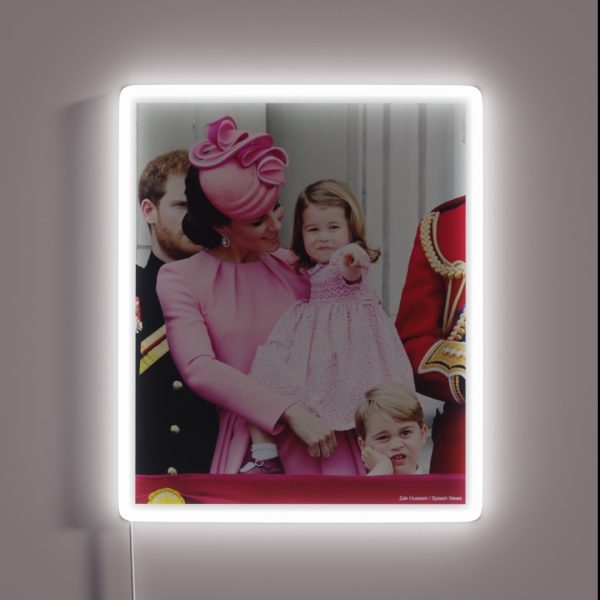 Princess Charlotte And Catherine At Trooping RGB Neon Sign