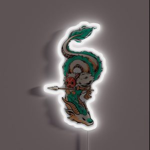 Princess Mononoke X Haku RGB Neon Sign