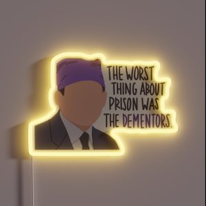 Prison Mike The Office RGB Neon Sign
