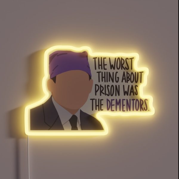 Prison Mike The Office RGB Neon Sign