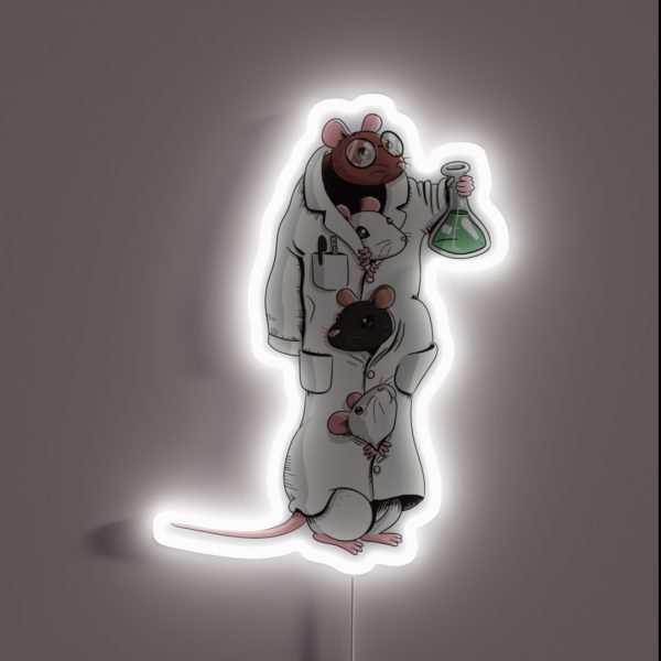 Prof Whiskers Phd RGB Neon Sign