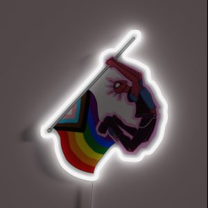 Progress Pride Spiderpunk RGB Neon Sign
