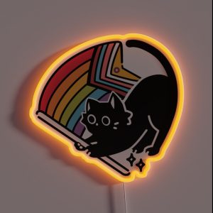 Progressive Cat Pride RGB Neon Sign Progressive Cat Pride RGB Neon Sign