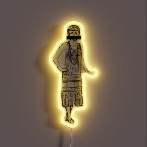 Prohibition And Curls RGB Neon Sign