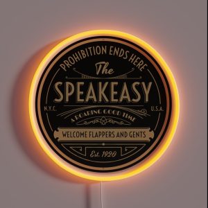 Prohibition Ends Here Sign RGB Neon Sign
