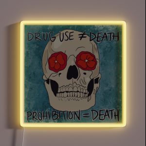 Prohibition Is Death RGB Neon Sign