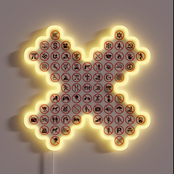Prohibition RGB Neon Sign
