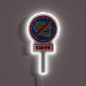 Prohibition RGB Neon Sign