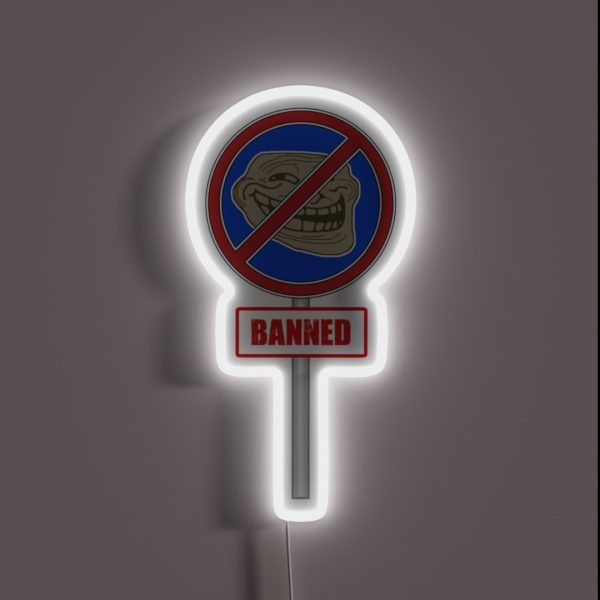 Prohibition RGB Neon Sign