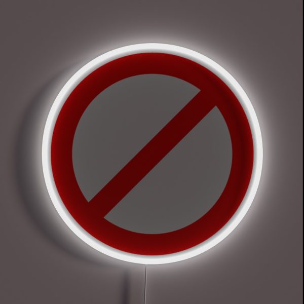 Prohibition RGB Neon Sign