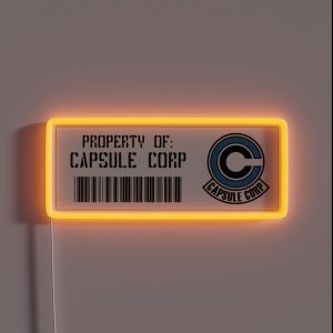 Property Of Capsule Corp V5 RGB Neon Sign