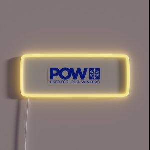 Protect Our Winters RGB Neon Sign