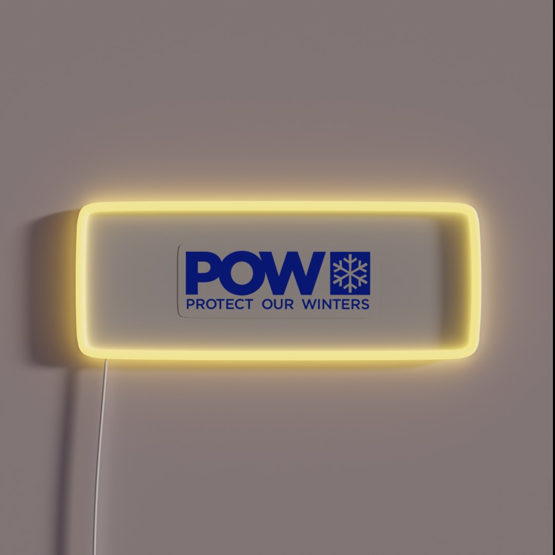 Protect Our Winters RGB Neon Sign Protect Our Winters RGB Neon Sign