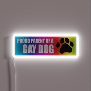 Proud Parent Of A Gay Dog RGB Neon Sign