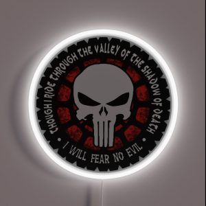 Psalm 23 4a Ride Through The Valley Of The Shadow Of Death RGB Neon Sign Psalm 23 4a Ride Through The Valley Of The Shadow Of Death RGB Neon Sign