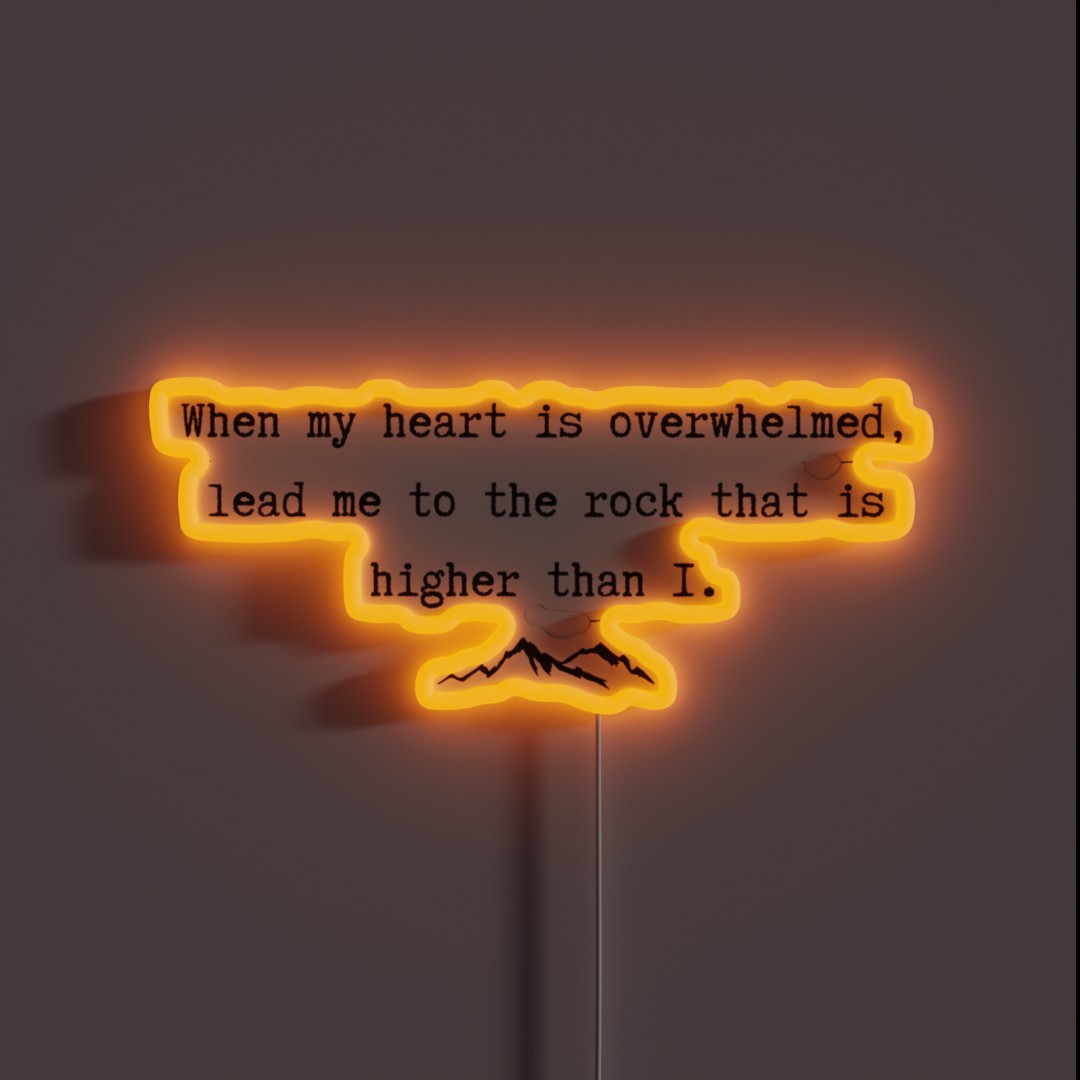 Psalm 61 2 RGB Neon Sign Psalm 61 2 RGB Neon Sign