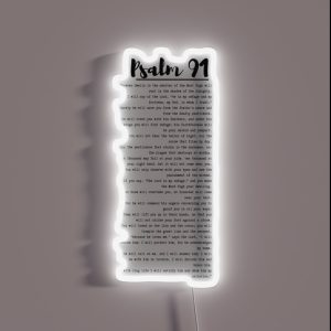 Psalm 91 RGB Neon Sign