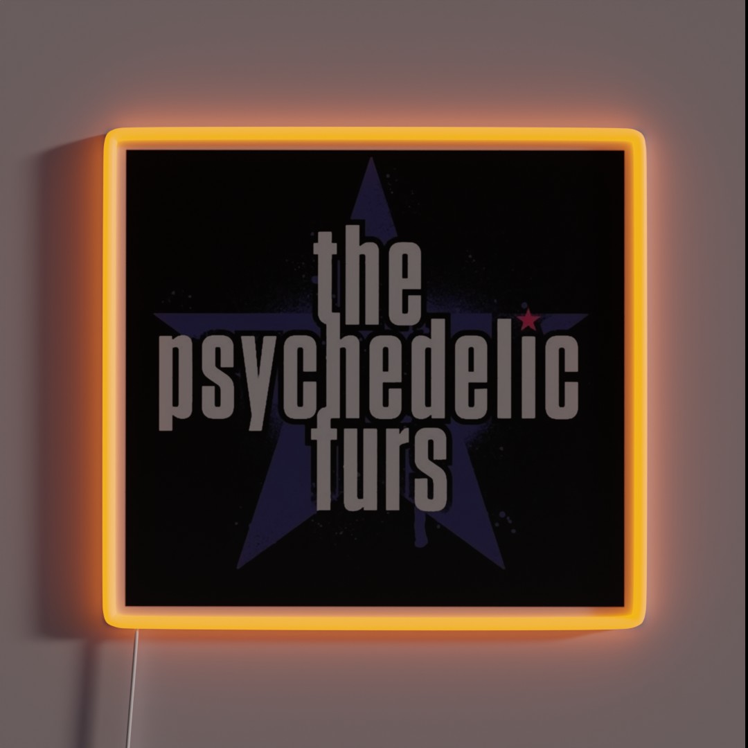 Psychedelic Furs New Logo RGB Neon Sign Psychedelic Furs New Logo RGB Neon Sign