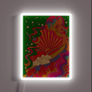 Psychedelic Lady RGB Neon Sign Psychedelic Lady RGB Neon Sign