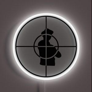 Public Enemy Logo RGB Neon Sign