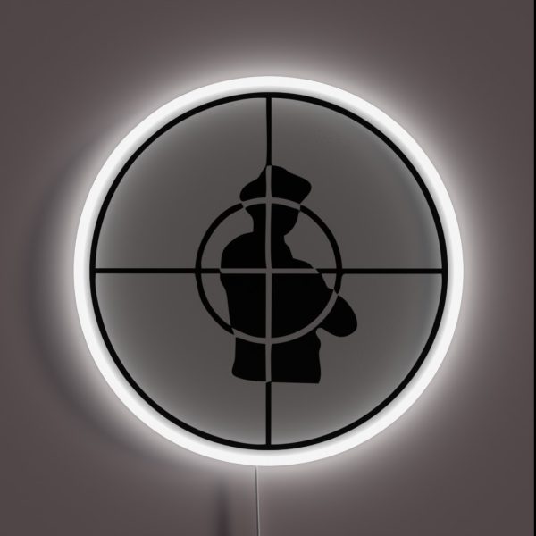 Public Enemy Logo RGB Neon Sign