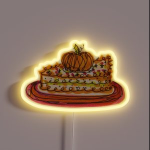 Pumpkin Cake RGB Neon Sign