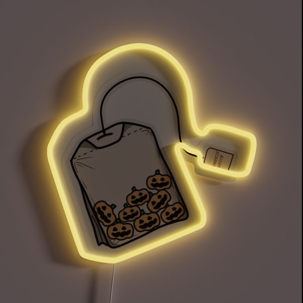 Pumpkin Spice RGB Neon Sign