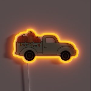 Pumpkin Truck RGB Neon Sign Pumpkin Truck RGB Neon Sign