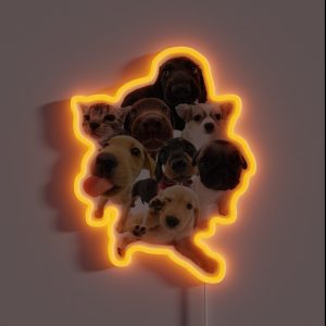 Puppies RGB Neon Sign Puppies RGB Neon Sign