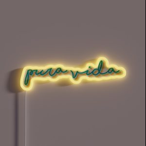 Pura Vida RGB Neon Sign