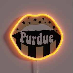 Purdue Lips RGB Neon Sign