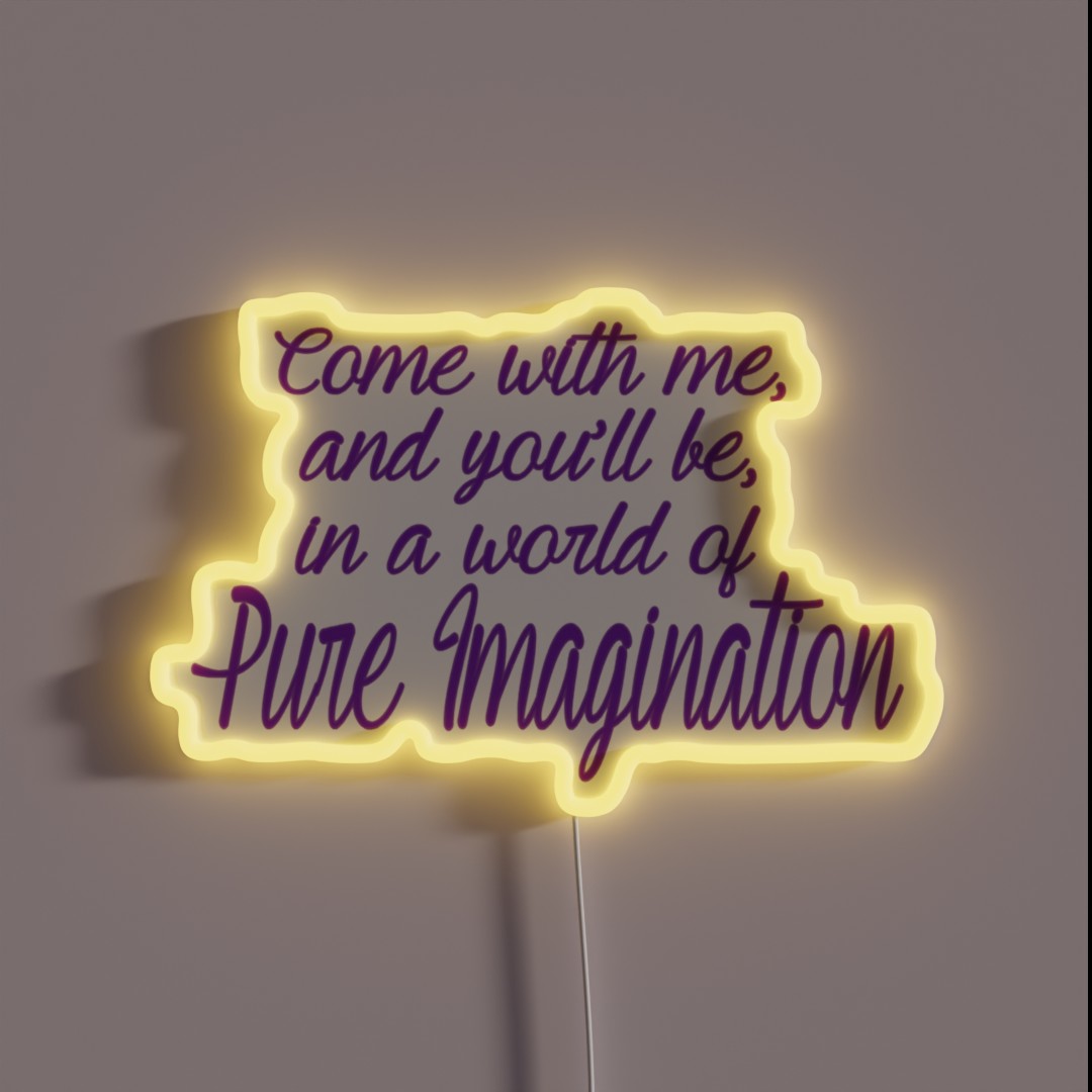 Pure Imagination Essential RGB Neon Sign Pure Imagination Essential RGB Neon Sign