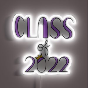 Purple Class Of 2022 RGB Neon Sign