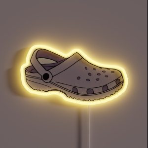 Purple Crocs RGB Neon Sign Purple Crocs RGB Neon Sign