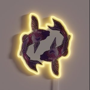 Purple Koi Fish Speak Now Taylor S Version RGB Neon Sign