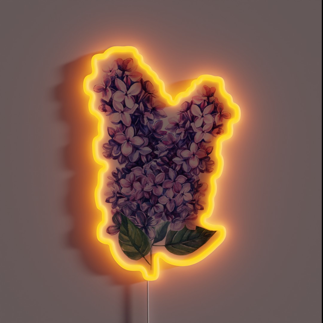 Purple Lilac RGB Neon Sign Purple Lilac RGB Neon Sign