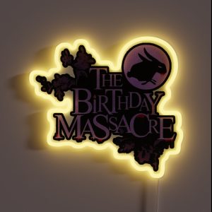 Purple Orchid Rabbit RGB Neon Sign