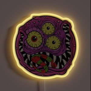 PURPLE PEOPLE EATER RGB Neon Sign