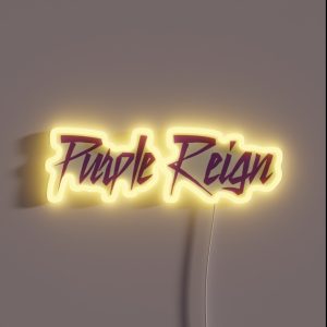 Purple Reign RGB Neon Sign