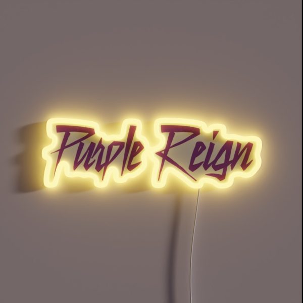 Purple Reign RGB Neon Sign