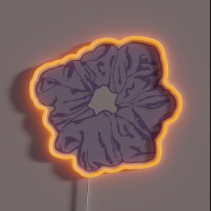 Purple Scrunchie RGB Neon Sign