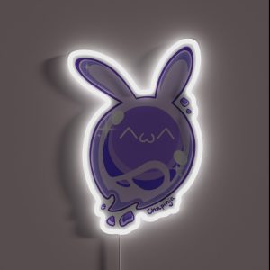 Purple Seelie Genshin Impact RGB Neon Sign Purple Seelie Genshin Impact RGB Neon Sign